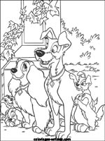 Coloriages de chiens