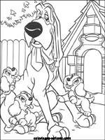 Coloriages de chiens