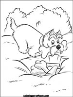 Coloriages de chiens