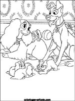 Coloriages de chiens