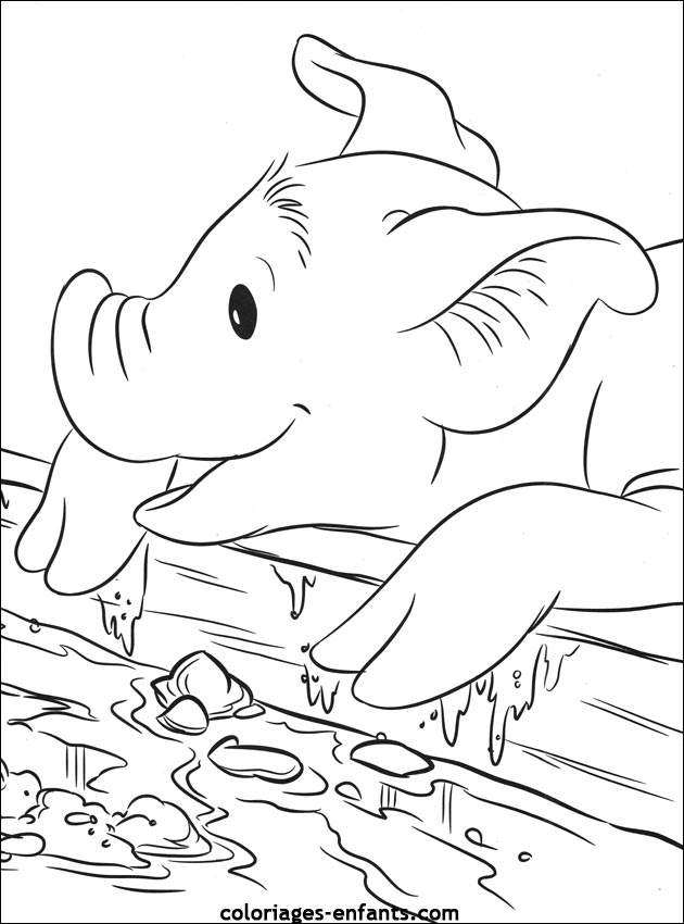 coloriage de cochon pour les enfants