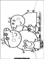 Coloriages de cochons