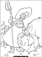 Coloriages de cochons