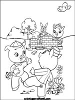 Coloriages de cochons