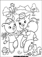 Coloriages de cochons