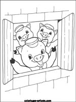 Coloriages de cochons