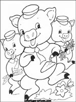 Coloriages de cochons