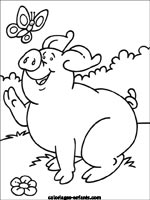 Coloriages de cochons