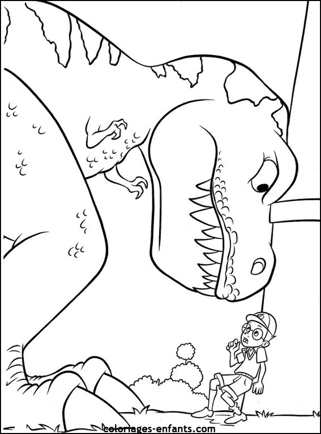 coloriage de dinosaure