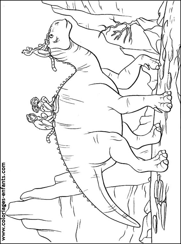 coloriage de dinosaure