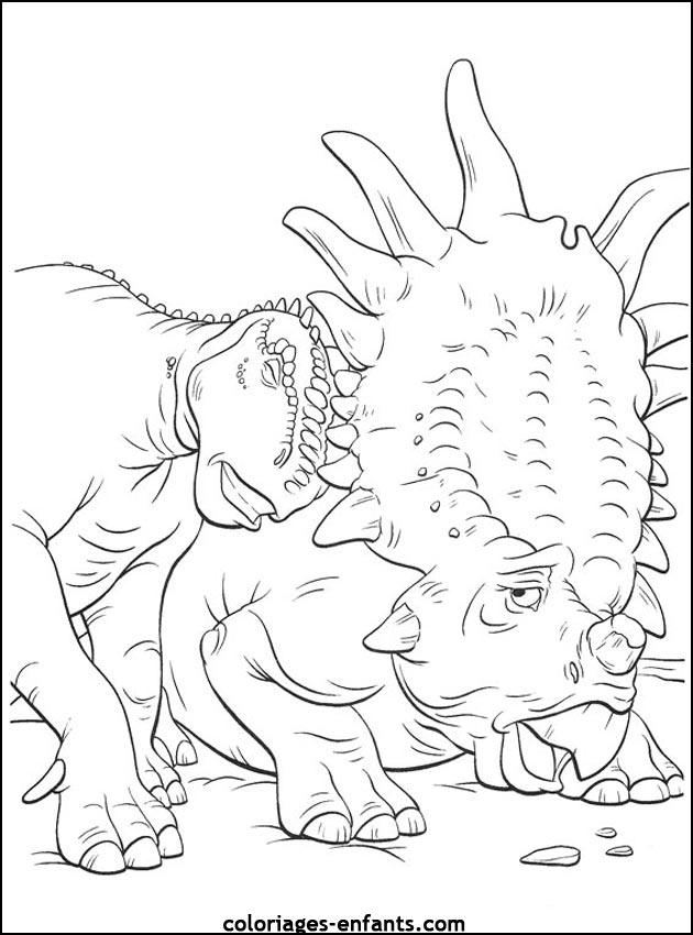 coloriage de dinosaure