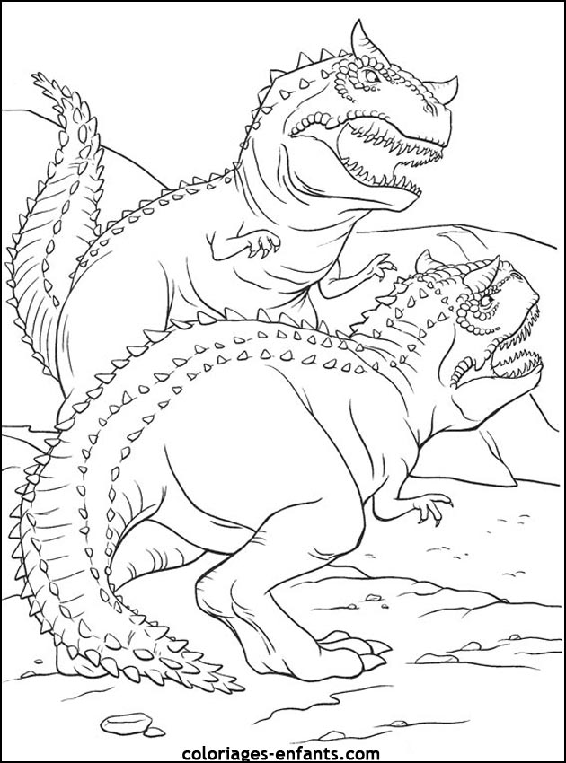 coloriage de dinosaure