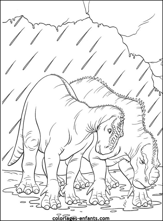 coloriage de dinosaure