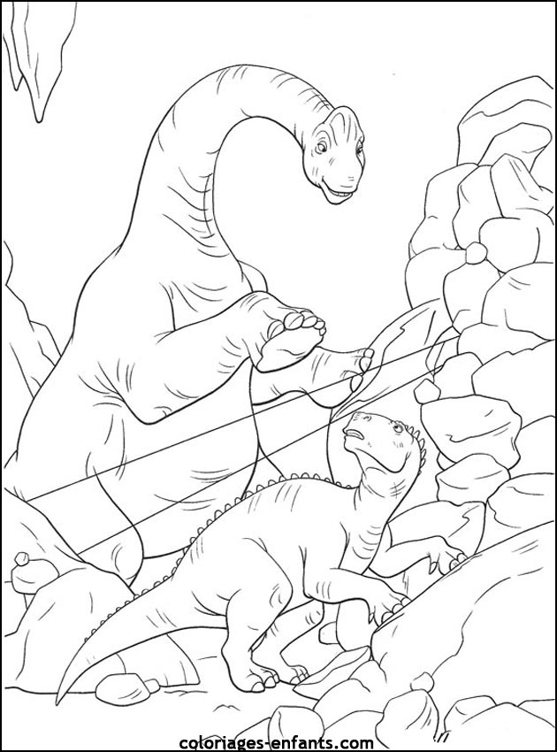 coloriage de dinosaure