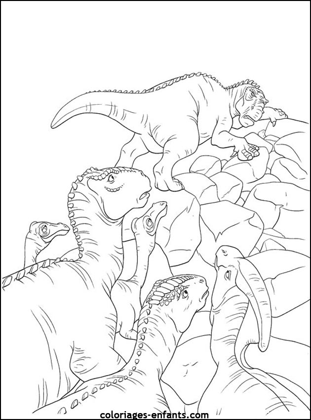 coloriage de dinosaure