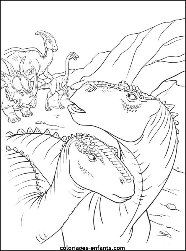 coloriage de dinosaure