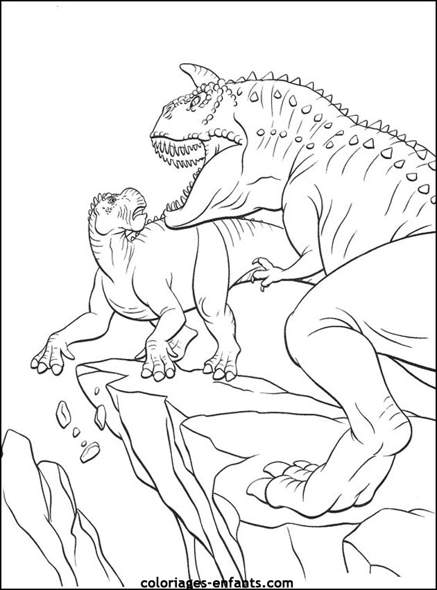 coloriage de dinosaure