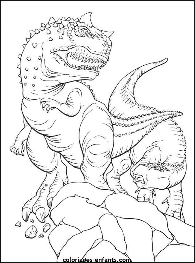 coloriage de dinosaure