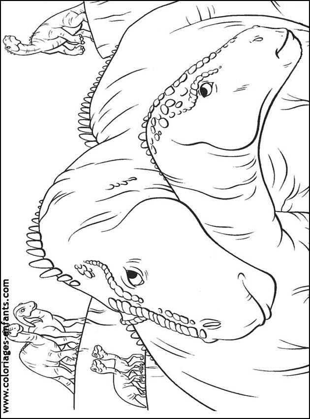 coloriage de dinosaure