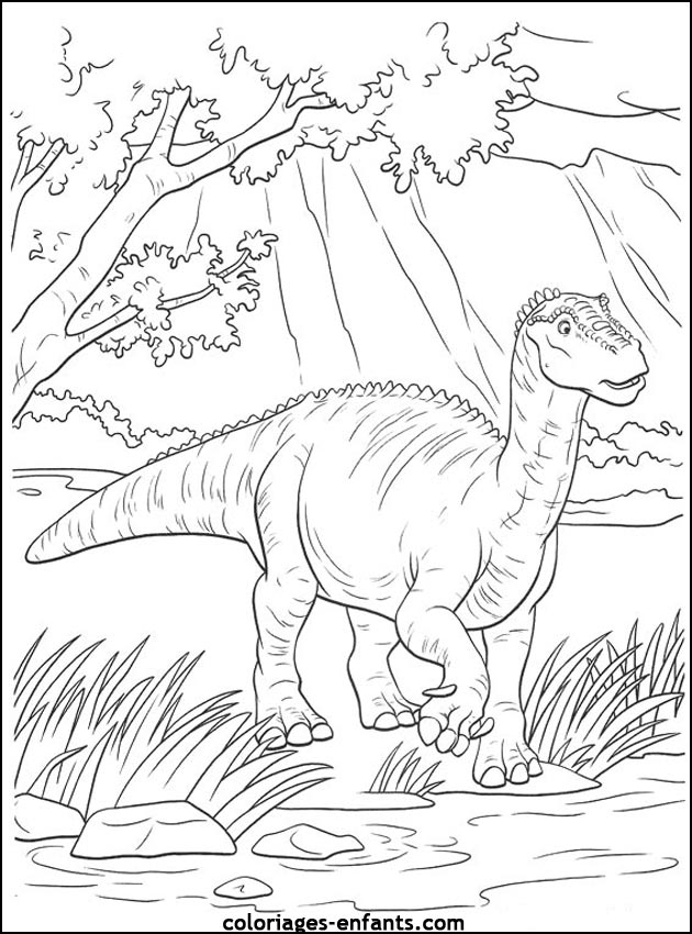 coloriage de dinosaure