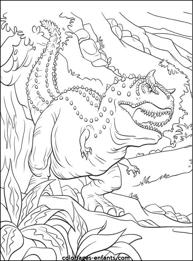 coloriage de dinosaure