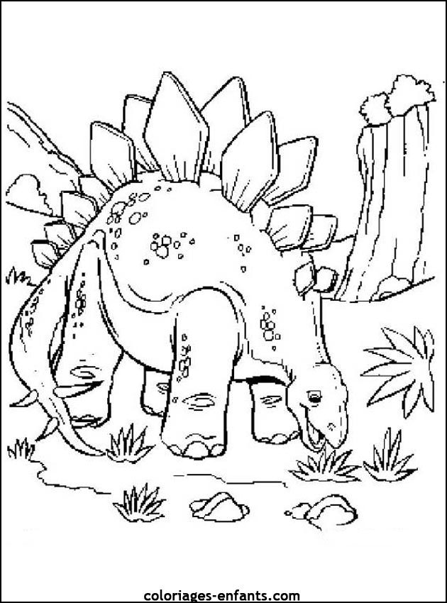 coloriage de dinosaure