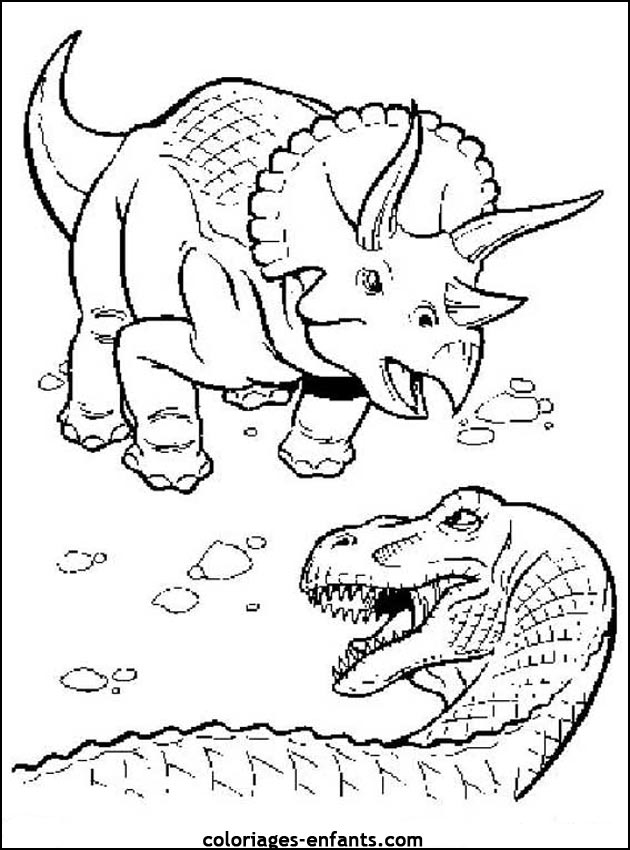 coloriage de dinosaure