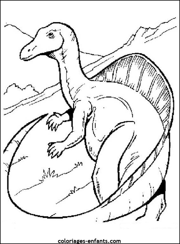 coloriage de dinosaure