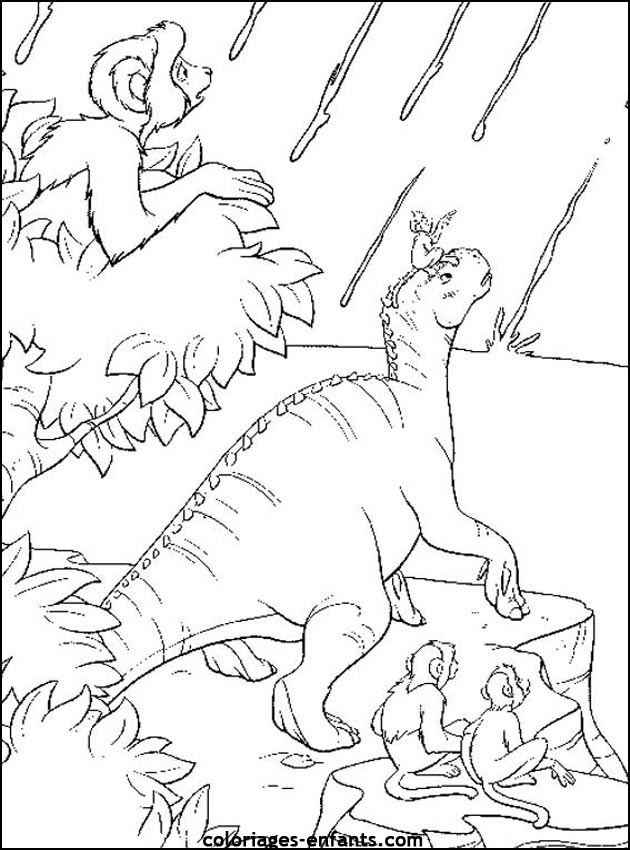 coloriage de dinosaure