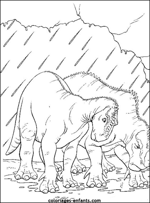 coloriage de dinosaure