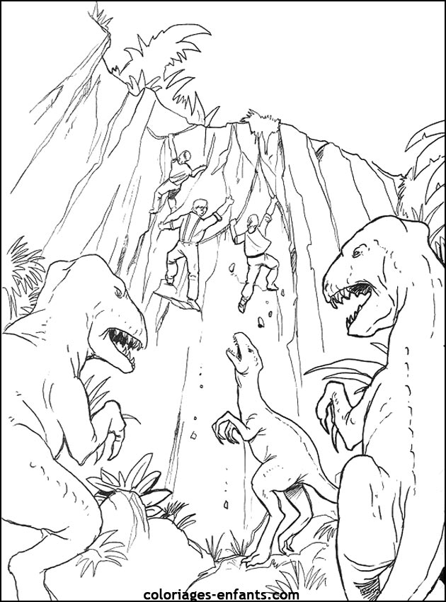 coloriage de dinosaure