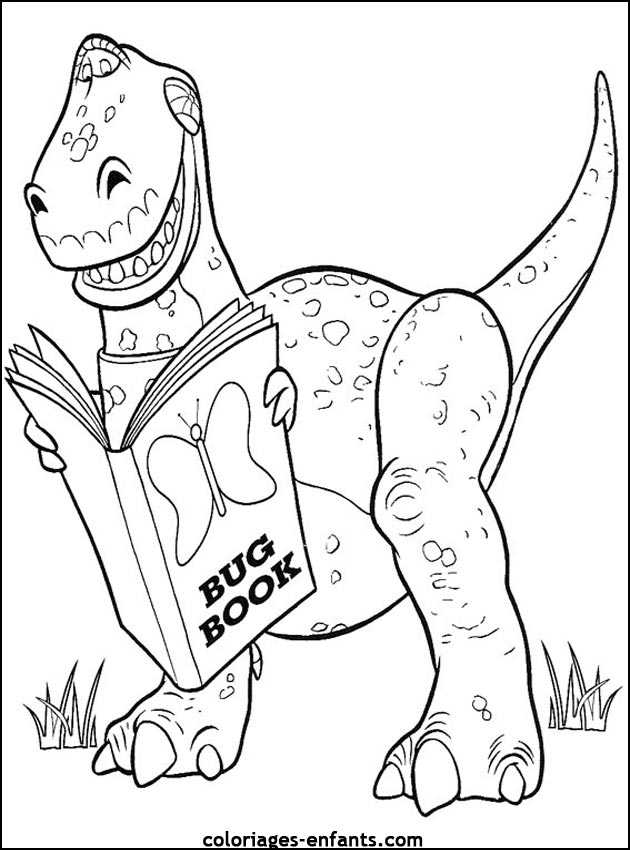 coloriage de dinosaure