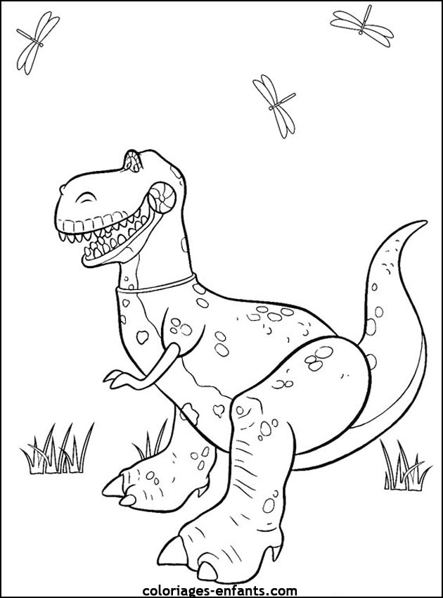 coloriage de dinosaure