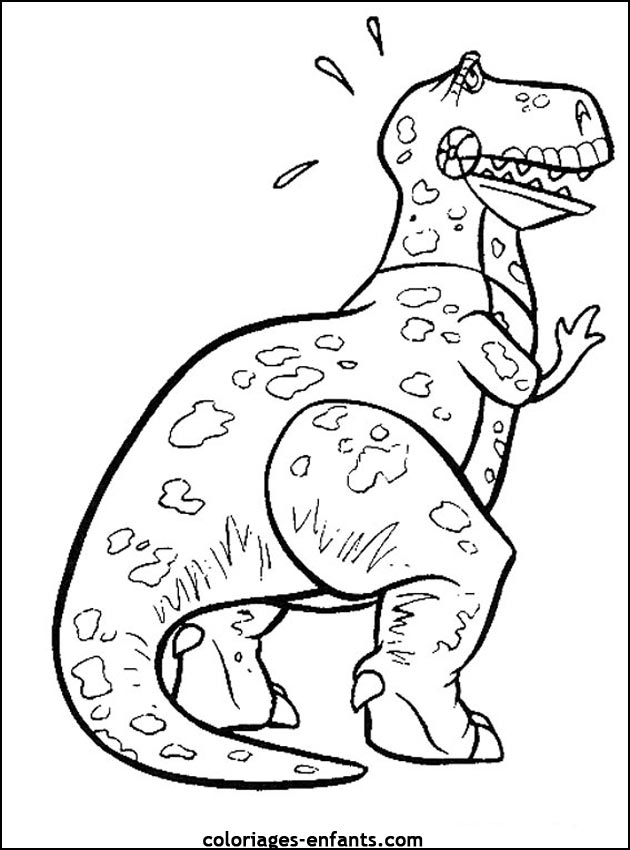 coloriage de dinosaure