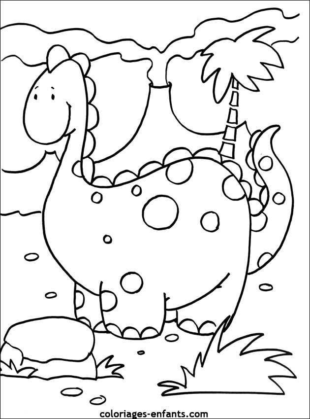 coloriage de dinosaure