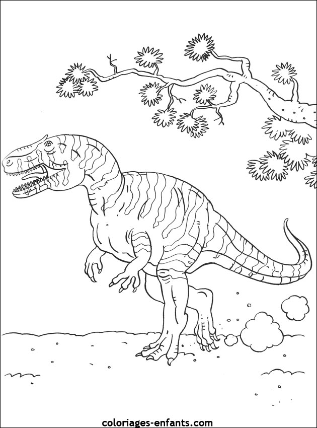 coloriage de dinosaure