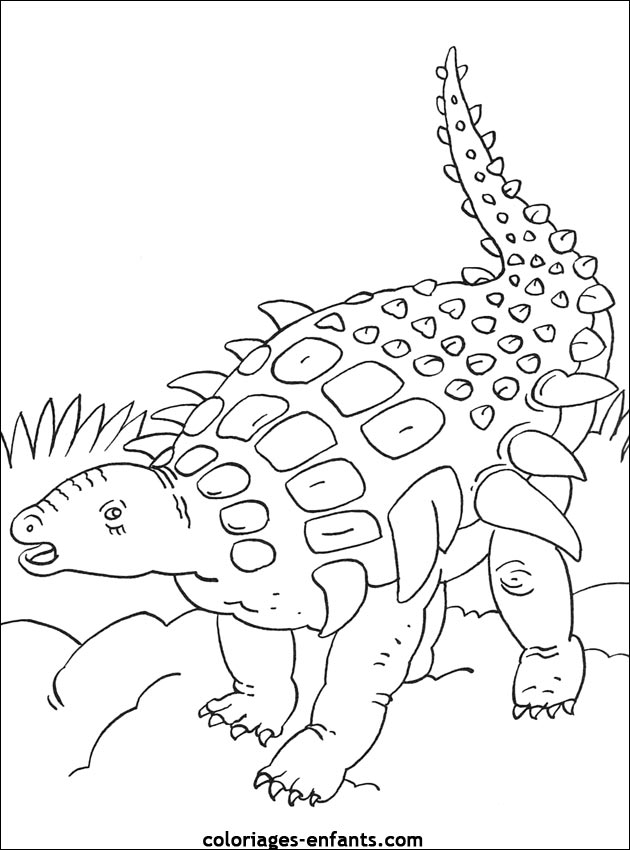 coloriage de dinosaure