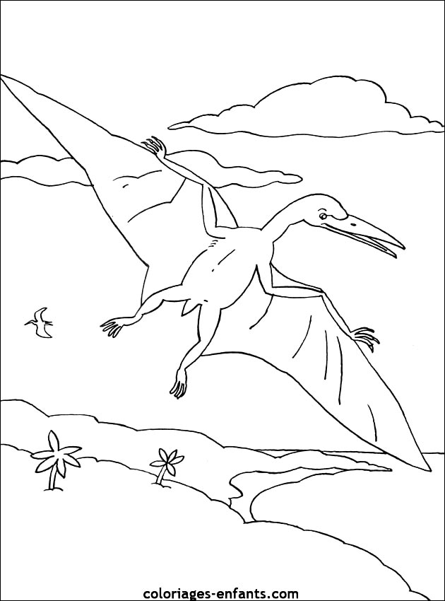 coloriage de dinosaure