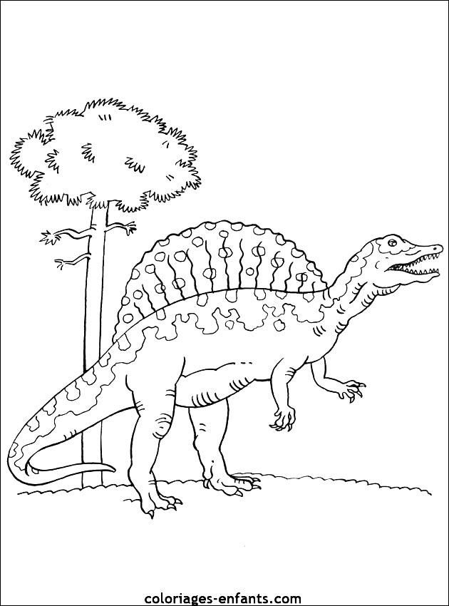 coloriage de dinosaure