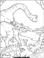 Coloriages de dinosaures