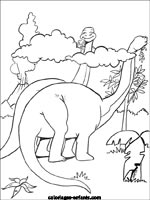 Coloriages de dinosaures