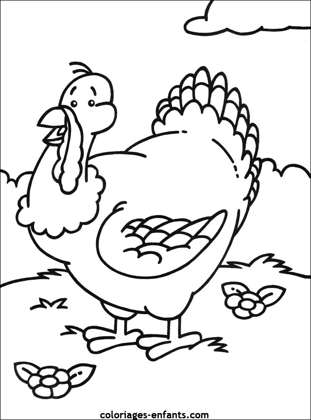 coloriage d'animaux  imprimer pour les enfants