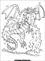 Coloriages de dragons