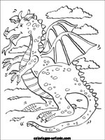 Coloriages de dragons