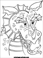 Coloriages de dragons