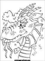 Coloriages de dragons