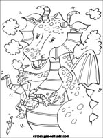 Coloriages de dragons