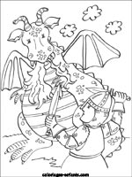 Coloriages de dragons