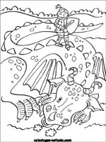 Coloriages de dragons