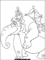 Coloriages d'�l�phants